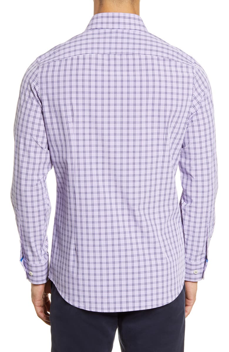 MOVE Performance Apparel Plaid Button-Up Shirt, Alternate, color,