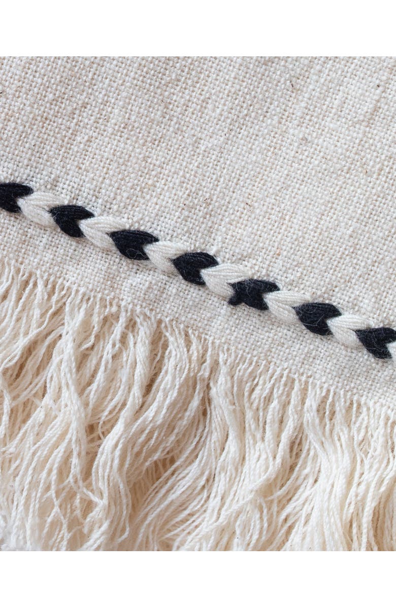 KD Weave Braid Detail Napkin - Set of 2, Alternate, color, Black