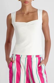French Connection Maisie Sweetheart Neck Jersey Tank