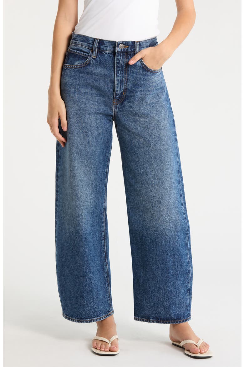 The Bow Crop Jeans, Main, color, OBSCURA