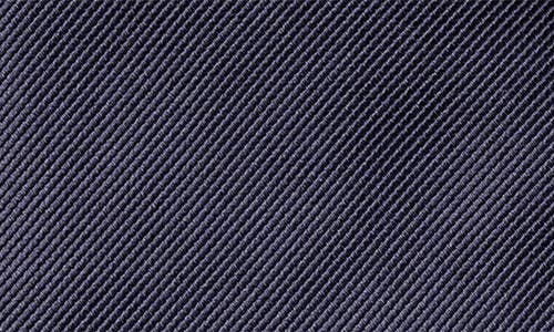 Eton Navy Solid Silk Twill Tie In Blue