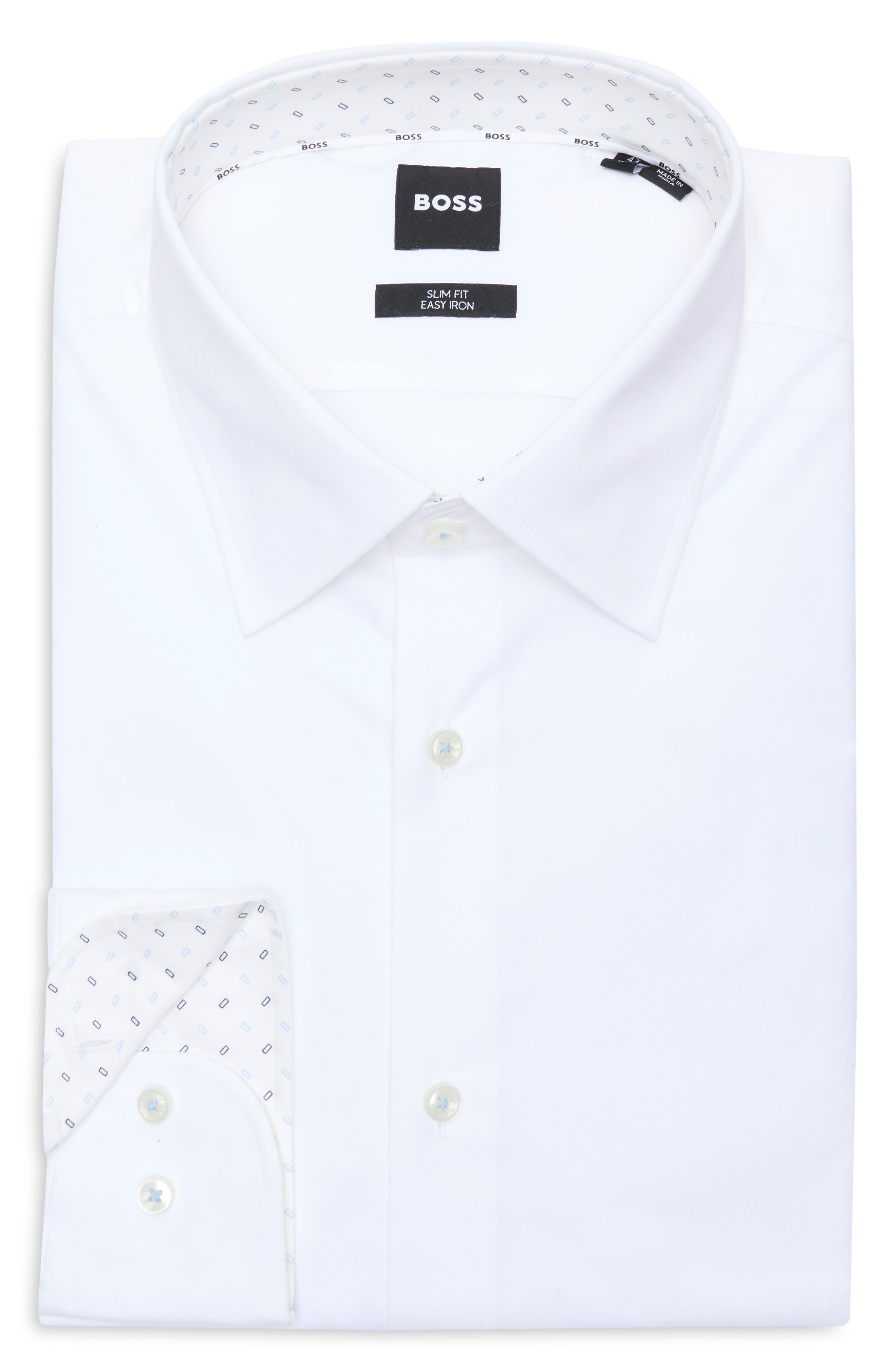 BOSS Hank Kent Slim Fit Easy Iron Dress Shirt