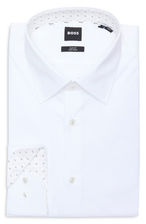 Hank Kent Slim Fit Easy Iron Dress Shirt