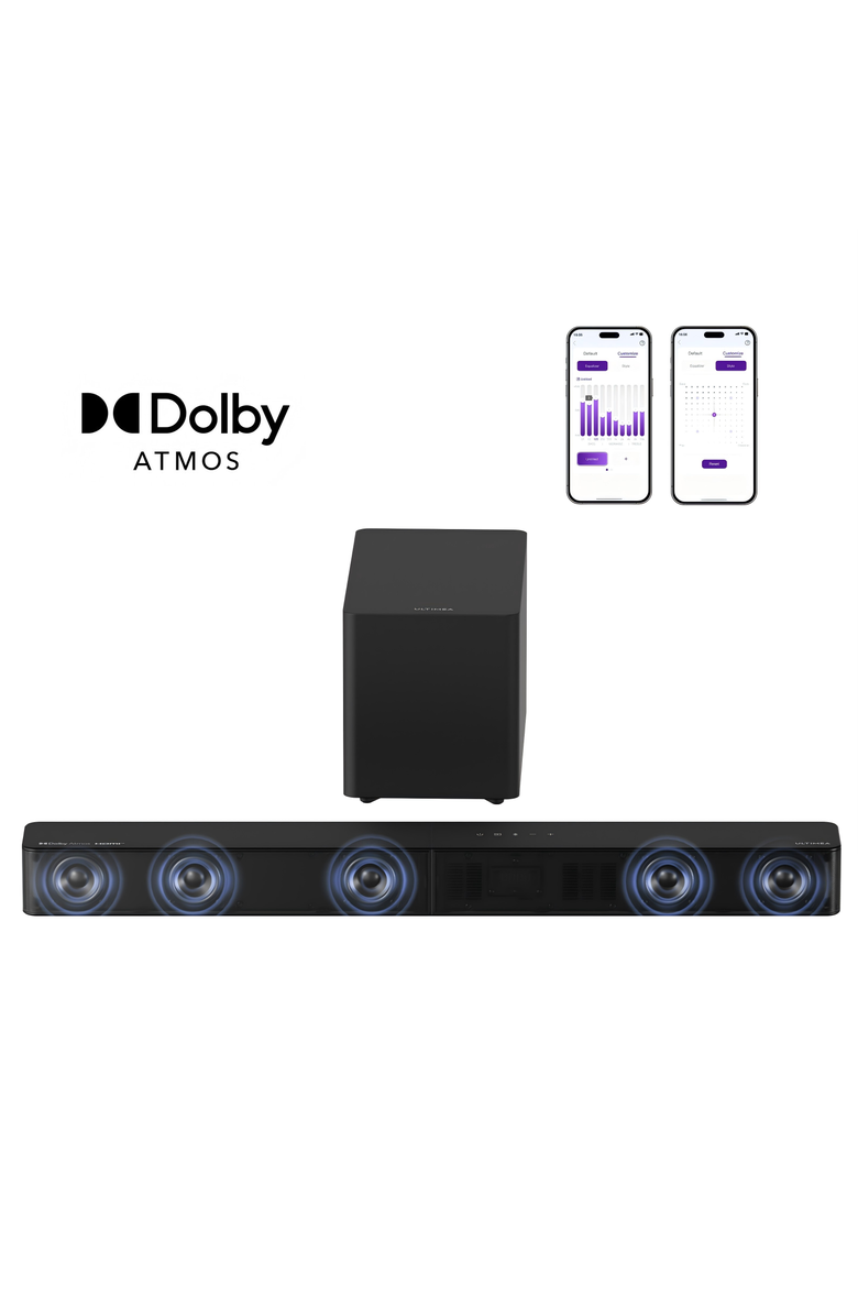 Ultimea Poseidon M60 Boom 5.1ch Dolby Atmos Sound System, Main, color, Black