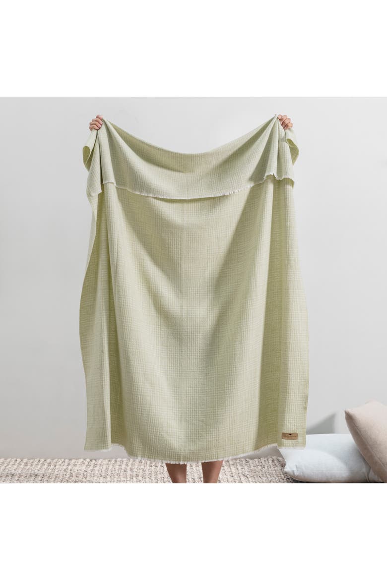 Sutton Plaid Throw, Alternate, color, White Sage