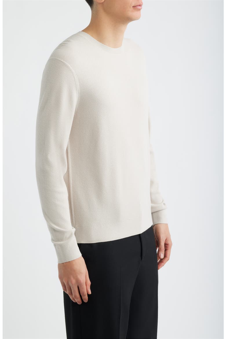 Riland Crewneck Sweater, Alternate, color, SILVER CLOUD