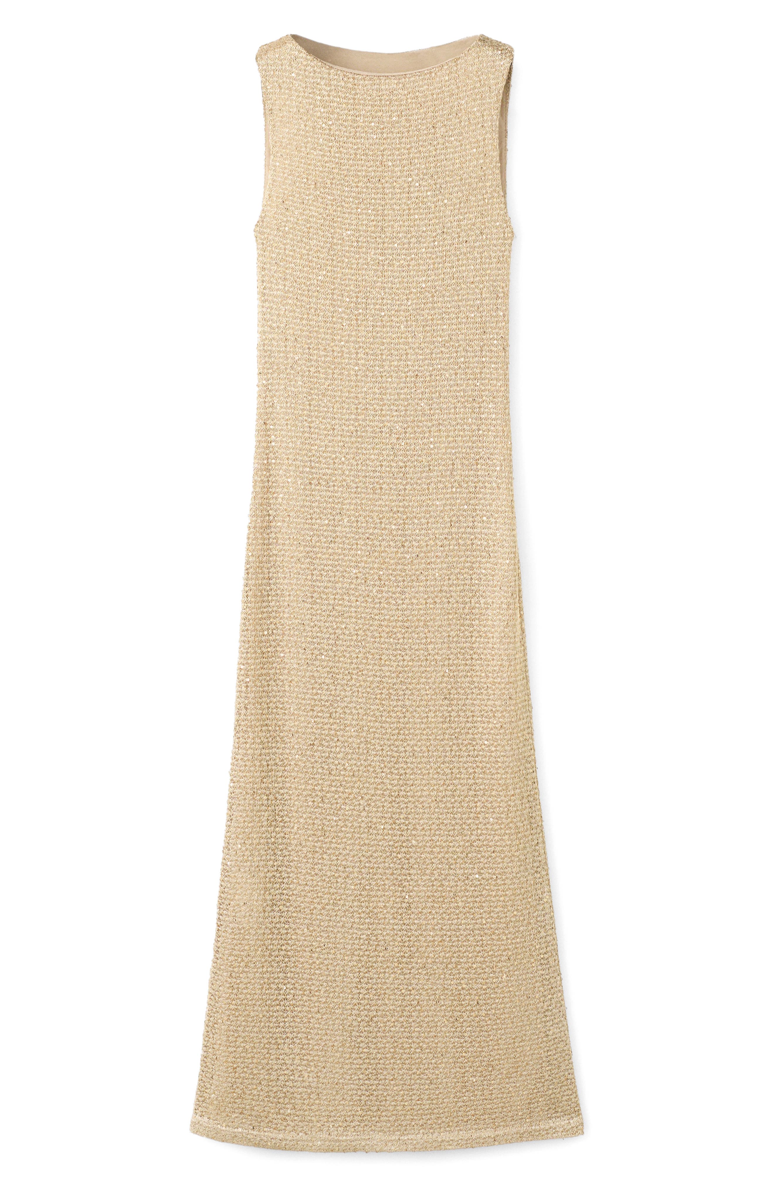 MANGO Sequin Knit Dress