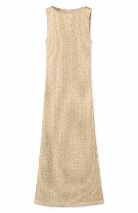 MANGO Sequin Knit Dress