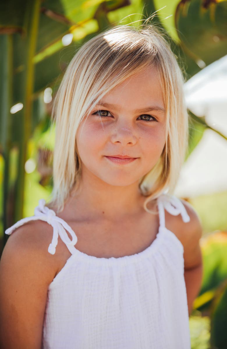 Feather 4 Arrow Kids' Cha Cha Cha Cotton Camisole & Tiered Skirt Set, Alternate, color, White