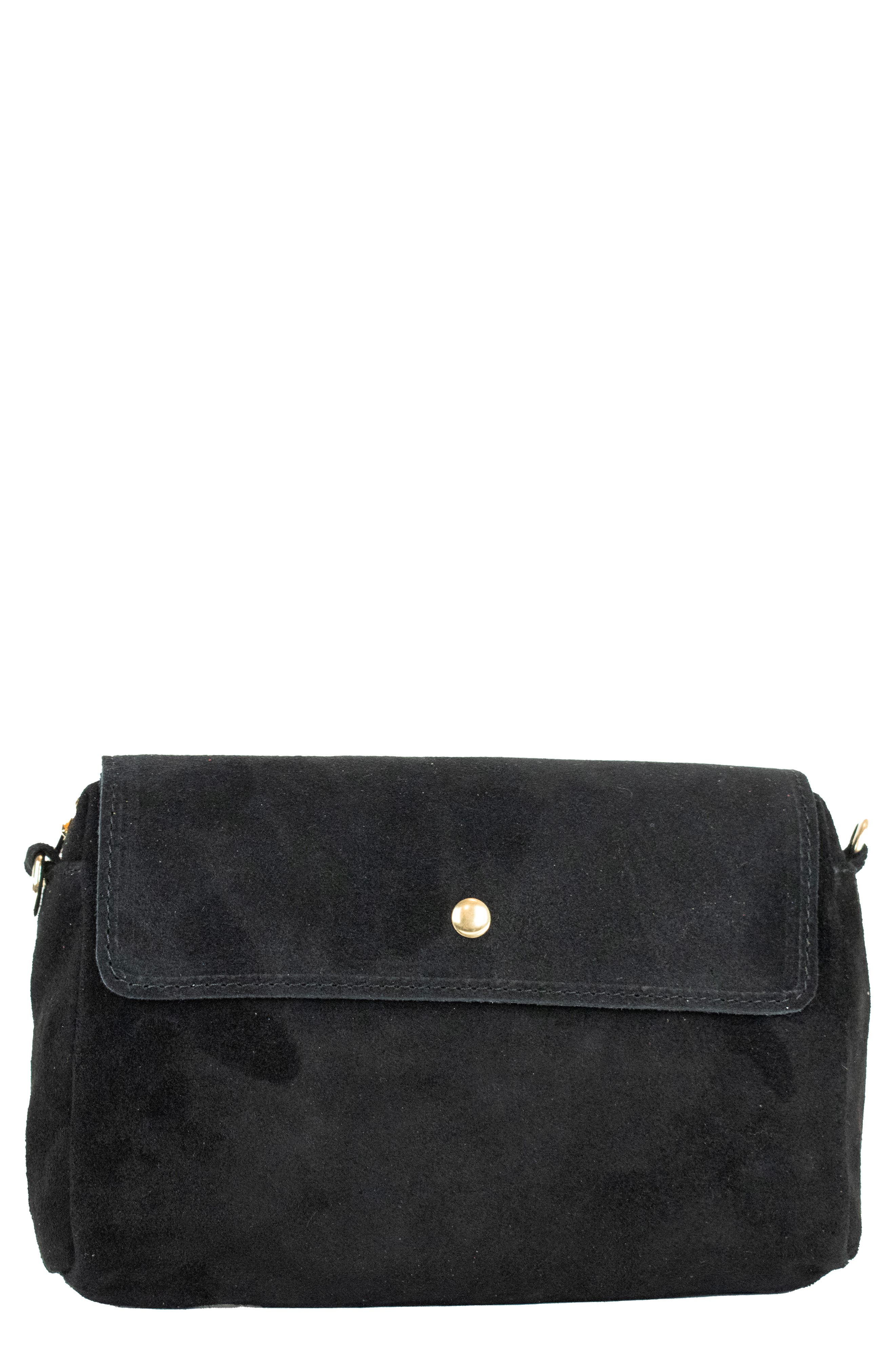 Persaman New York Suede Crossbody Bag