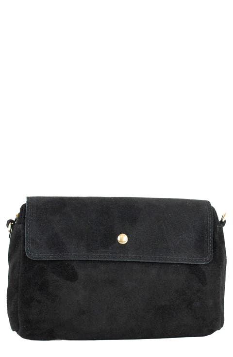 Suede Crossbody Bag