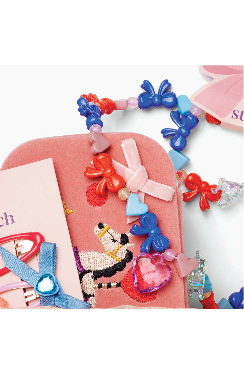 Stych Unicorn Jewelry Box and Accessories Gift Set, Alternate, color, Pink