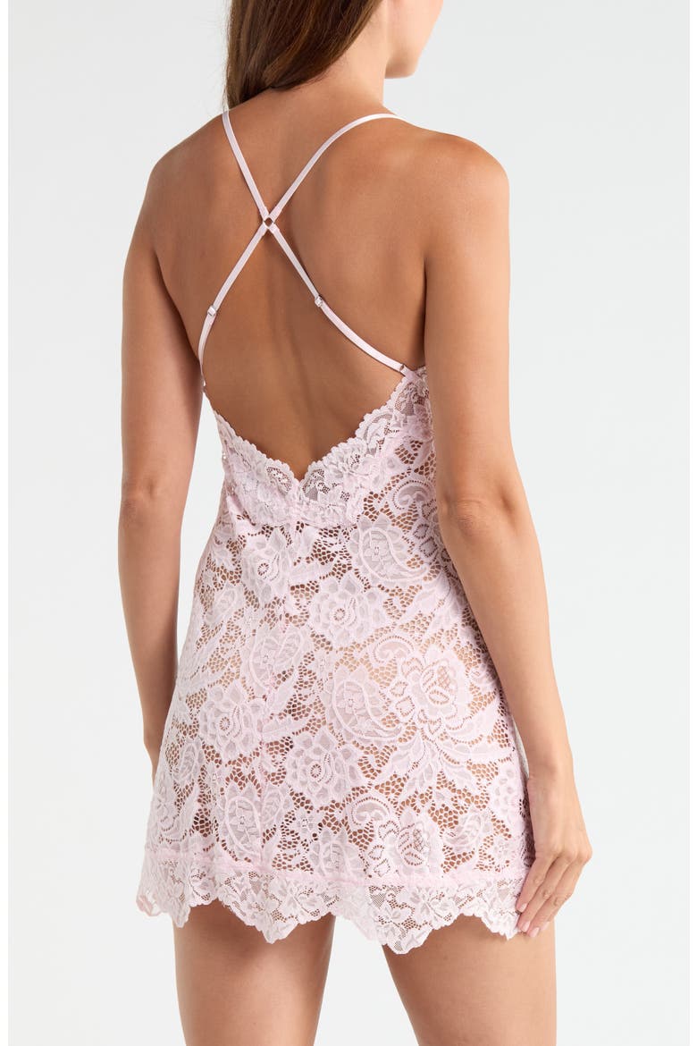 Brynleigh Lace Chemise, Alternate, color, LIGHT PINK