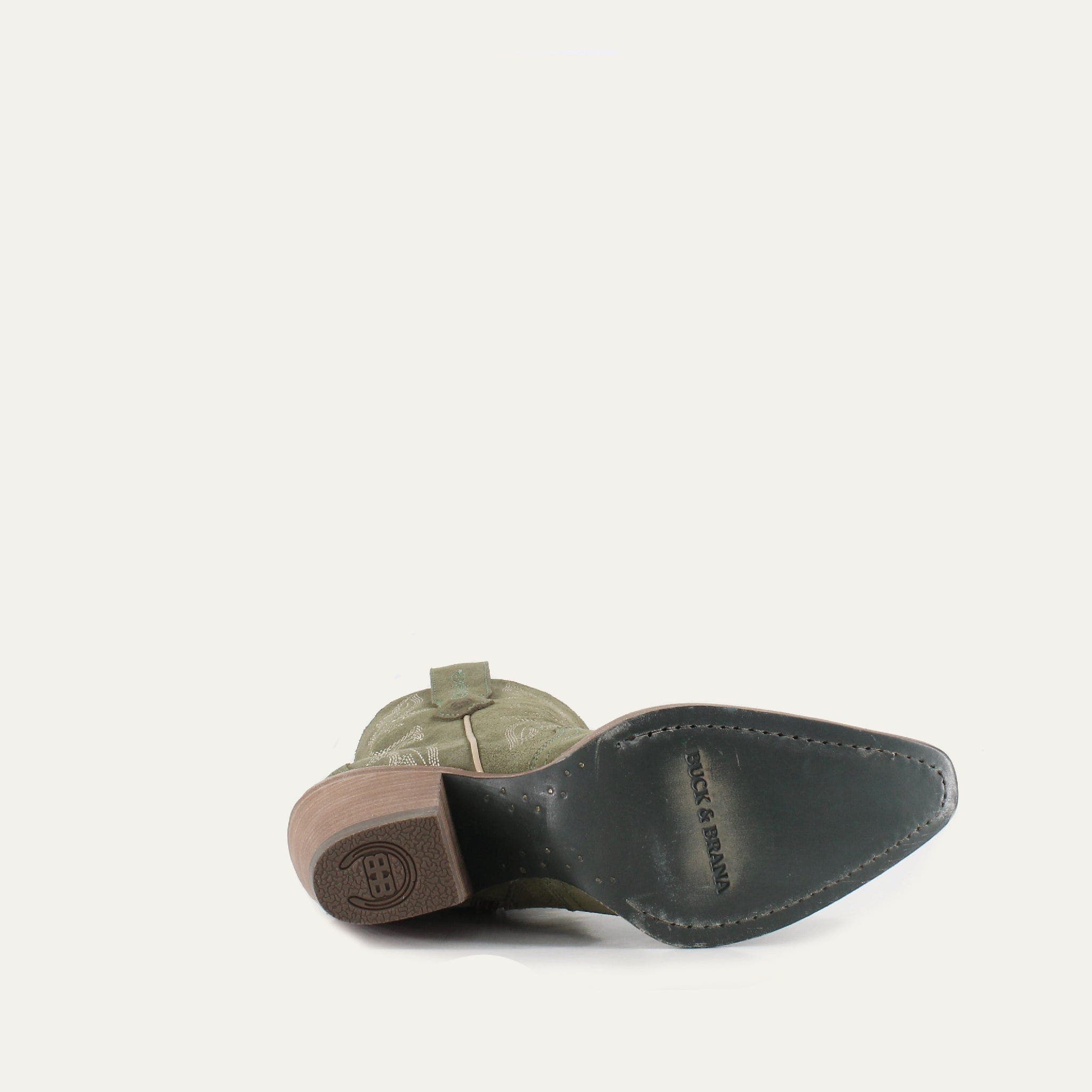 Brooke Leather Boots, Alternate, color, Olive