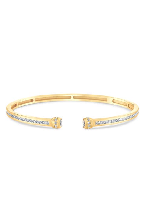 Brilliant Twisted Rope Bangle