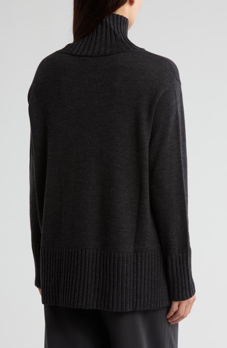 Eileen Fisher Wool Turtleneck Sweater, Alternate, color,