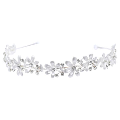 Rhinestone Flower Headband