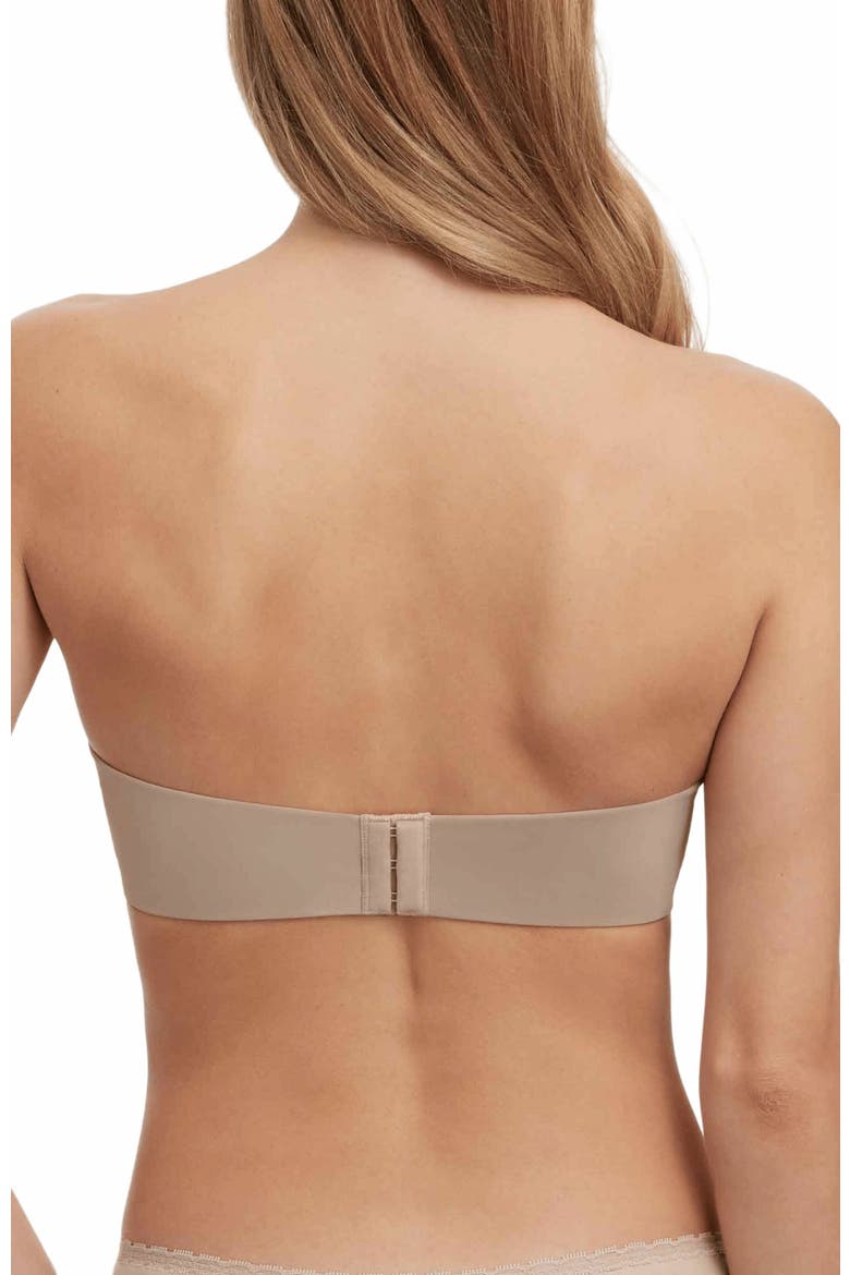Breathless Strapless Plunge Push-Up Bra, Alternate, color, Cashmere