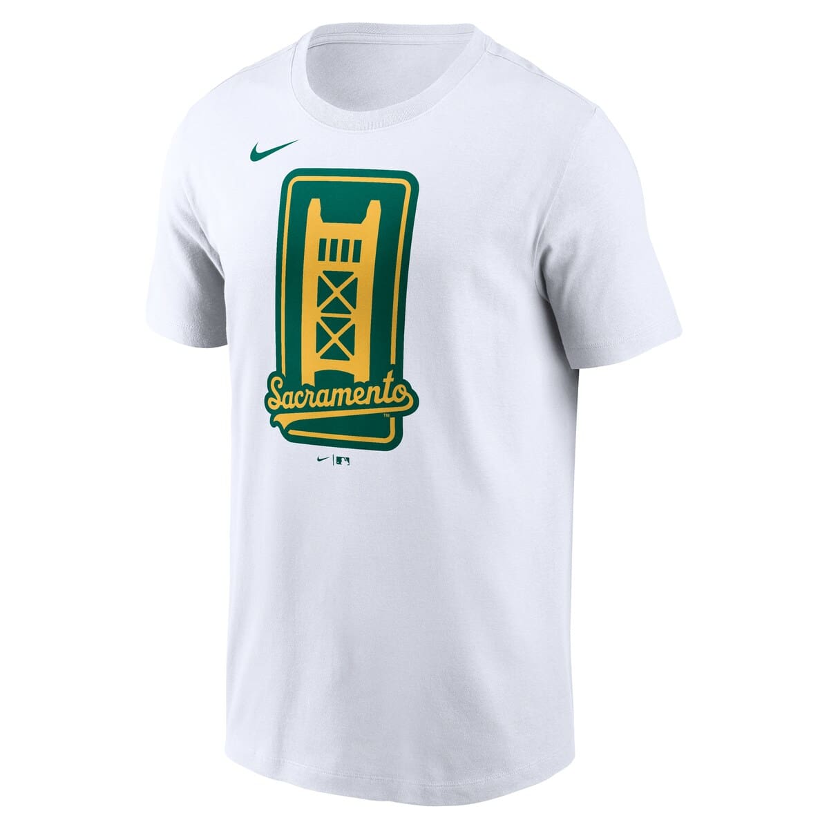 Men's Nike White Athletics Script T-Shirt - image 2