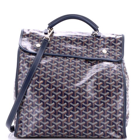 Saint Leger Briefcase Backpack Coated Canvas