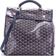 Pre-Owned Goyard Saint Leger Briefcase Backpack Coated Canvas
