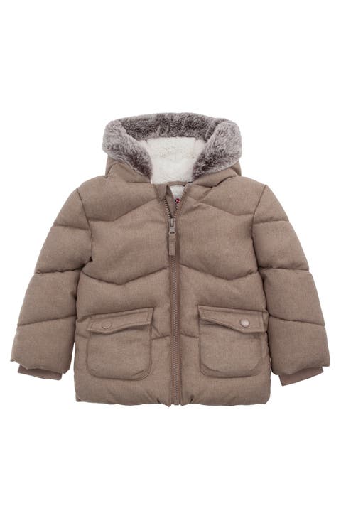 Cozy Fleece Lined Warm Winter Coat with Hood (Baby)