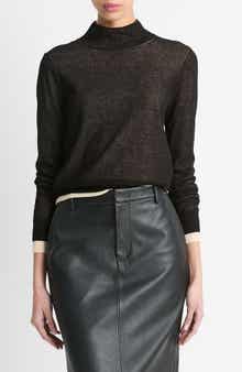 Vince Double Layer Turtleneck Sweater