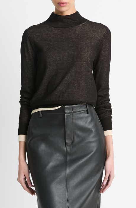 Double Layer Turtleneck Sweater