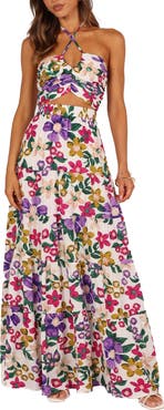 Petal & Pup Kari Halter Crop Top & Maxi Skirt