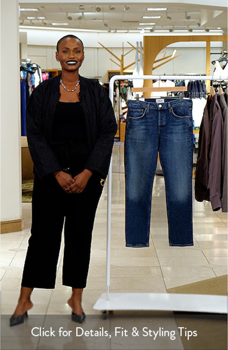 Cocktail Ankle Slim Straight Leg Jeans, sales video thumbnail