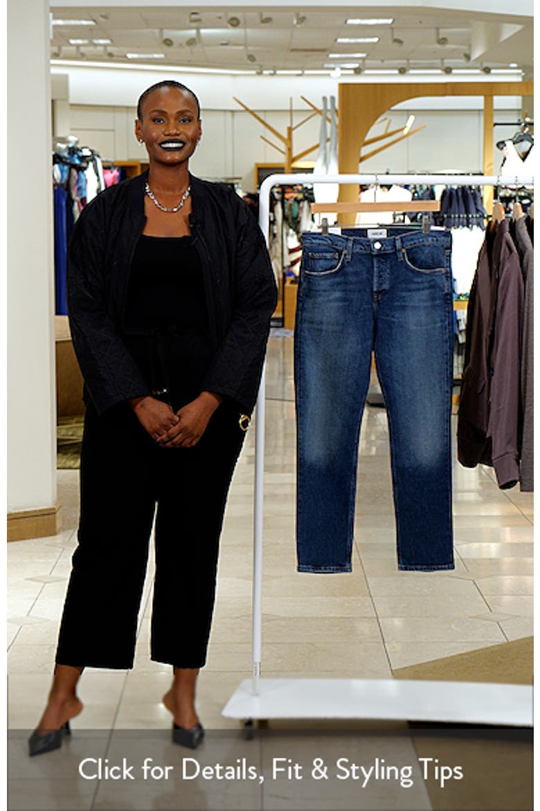 Cocktail Ankle Slim Straight Leg Jeans video