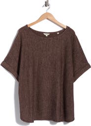 MAX STUDIO Dolman Short Sleeve Top