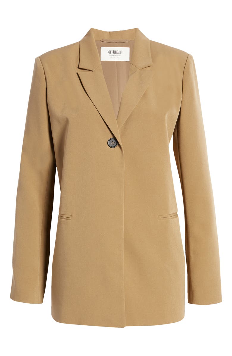 4th & Reckless Aiden Oversize Blazer, Alternate, color, Olive