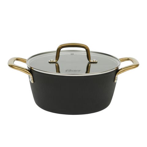 Abbottsford 4.4 Quart Nonstick Aluminum Dutch Oven with Glass Lid