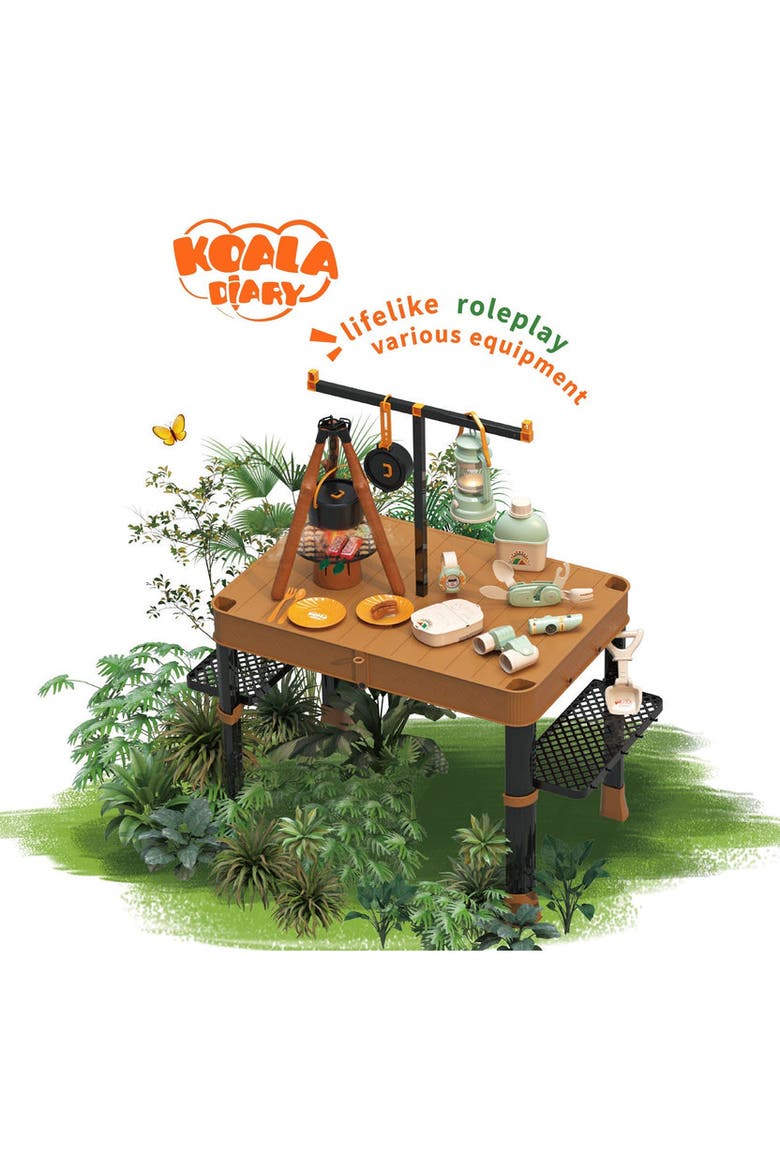 Camping Table Playset, Main, color, Multi Color