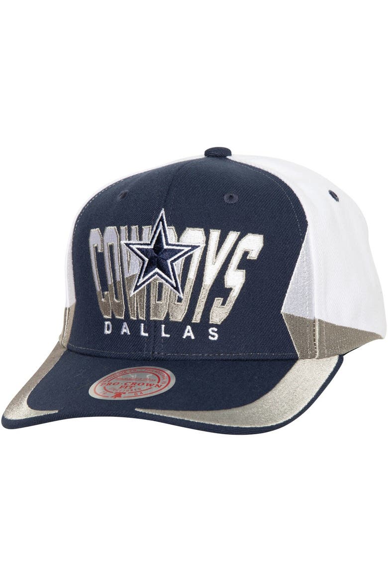 Men's Mitchell & Ness Navy Dallas Cowboys Retro Dome Pro Adjustable Hat, Main, color, Navy