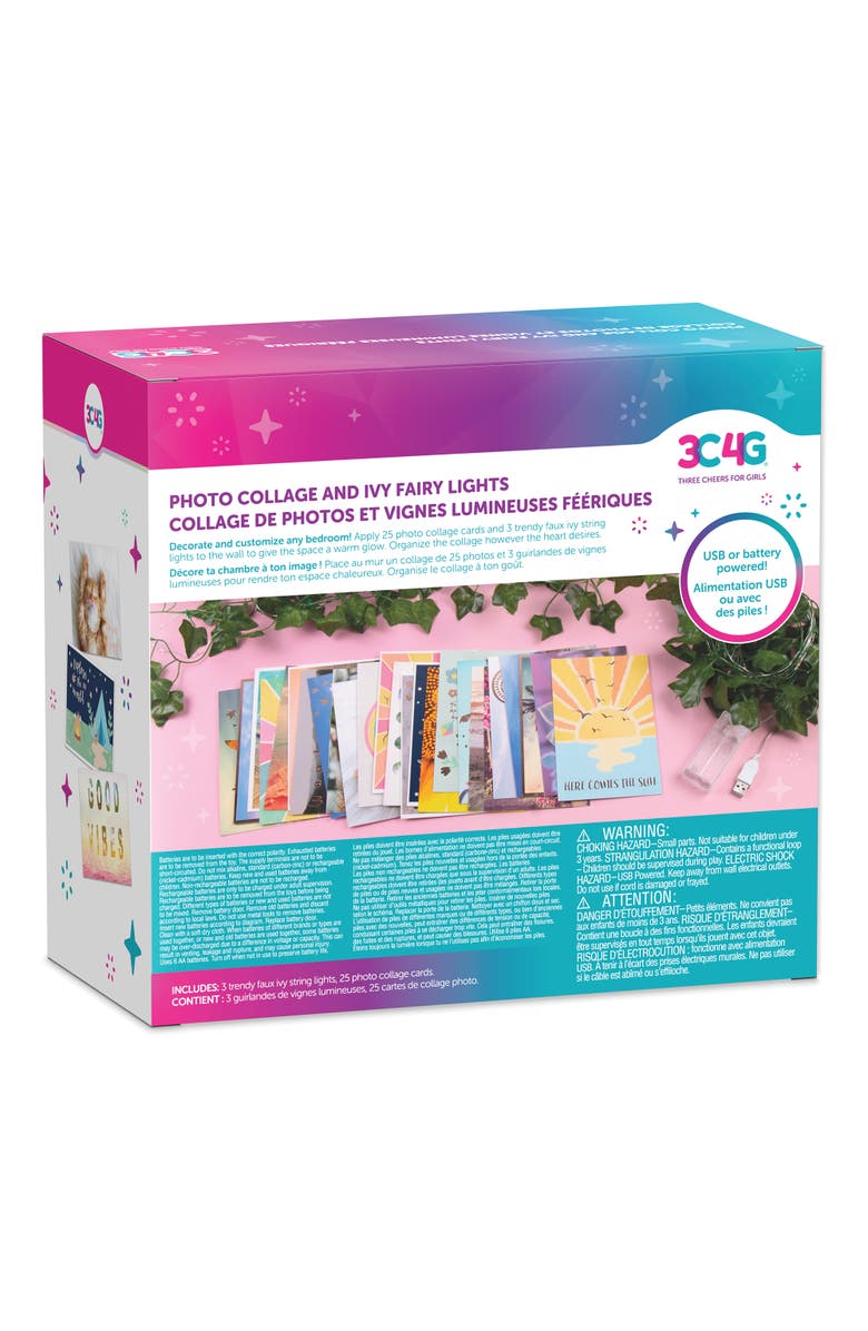 Three Cheers For Girls Make It Real Photo Collage 
Ivy Fairy Lights Set, Alternate, color, Multicolored