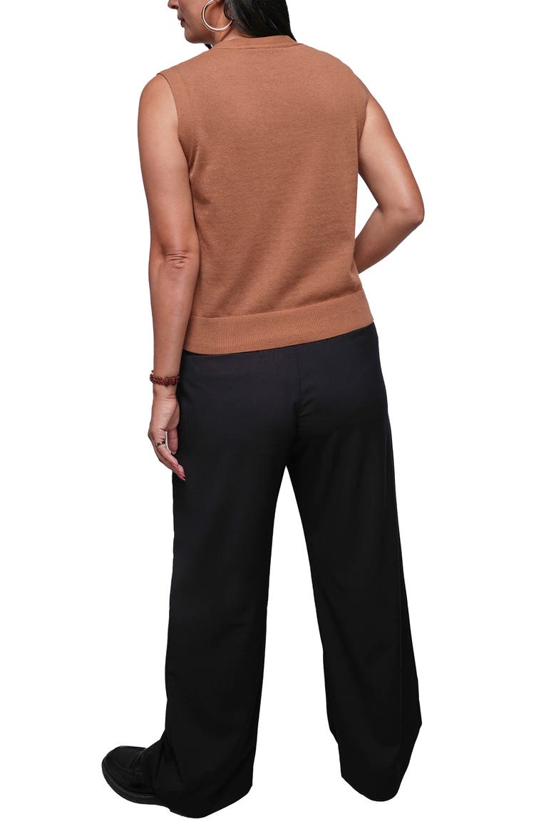 The Everyday Sweater Vest, Alternate, color, WALNUT