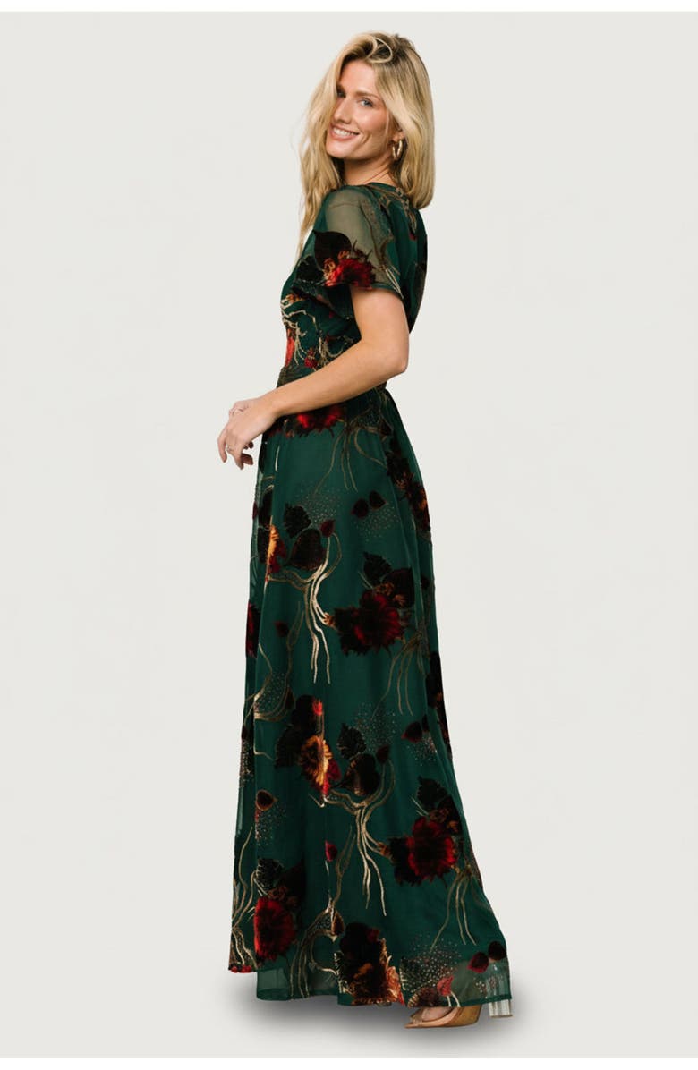 Baltic Born Valen Maxi Dress, Alternate, color, Jade Multi