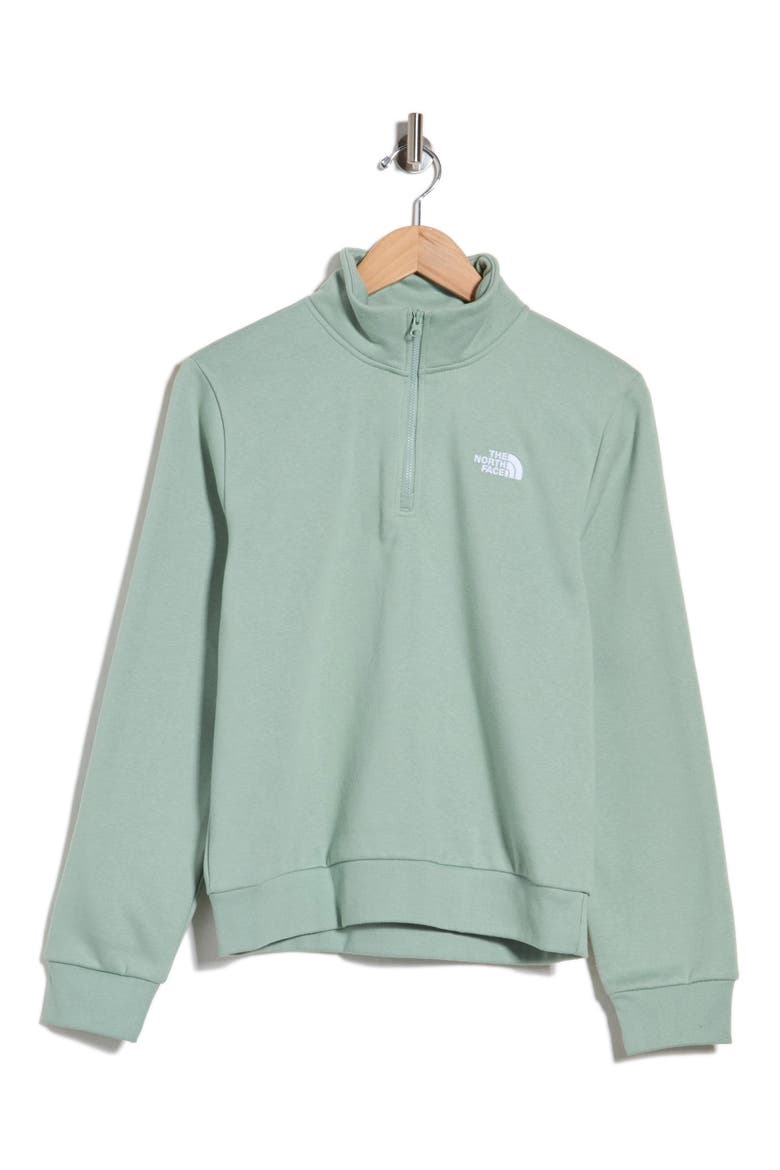 Evolution Simple Dome Quarter Zip Pullover, Main, color, SLATE MOSS