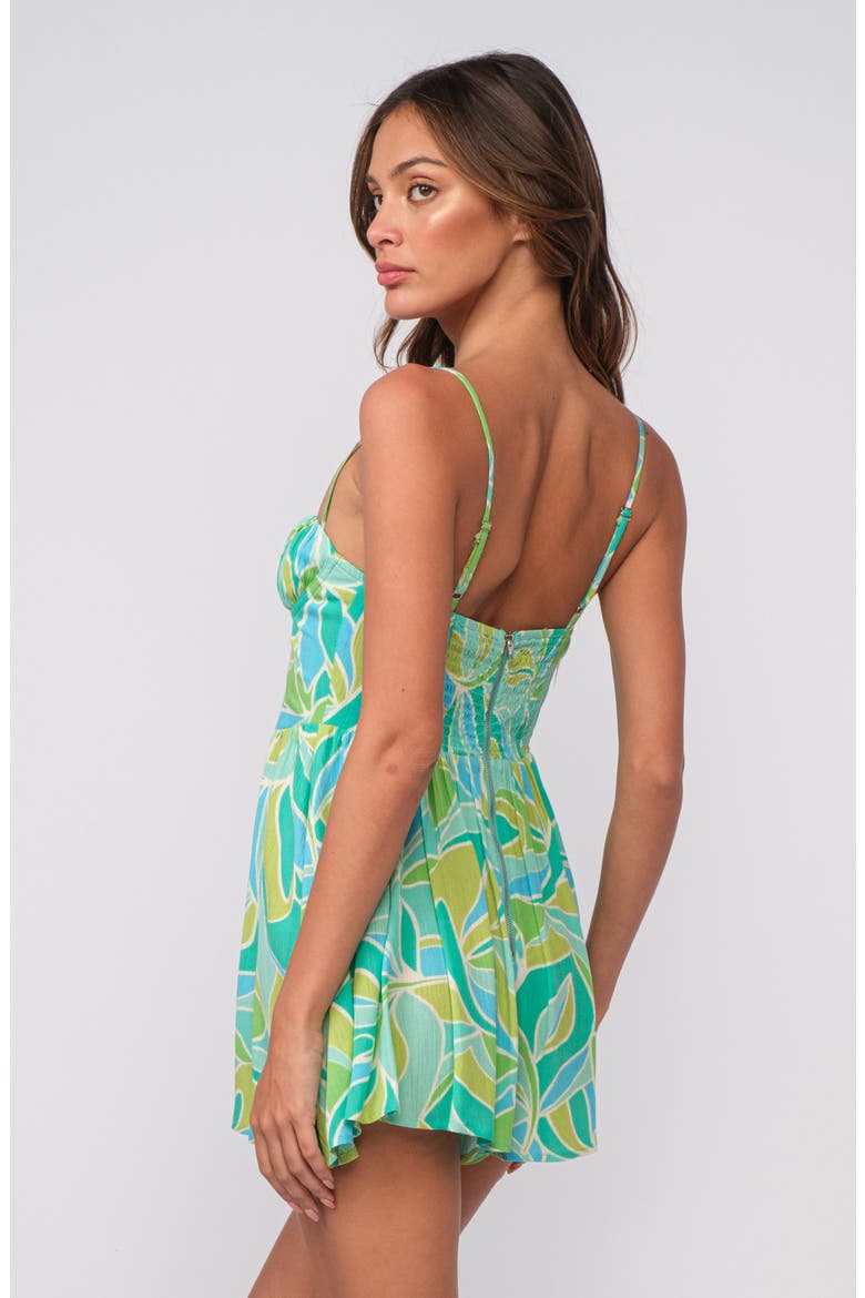 Sleeveless Romper, Alternate, color, GREEN