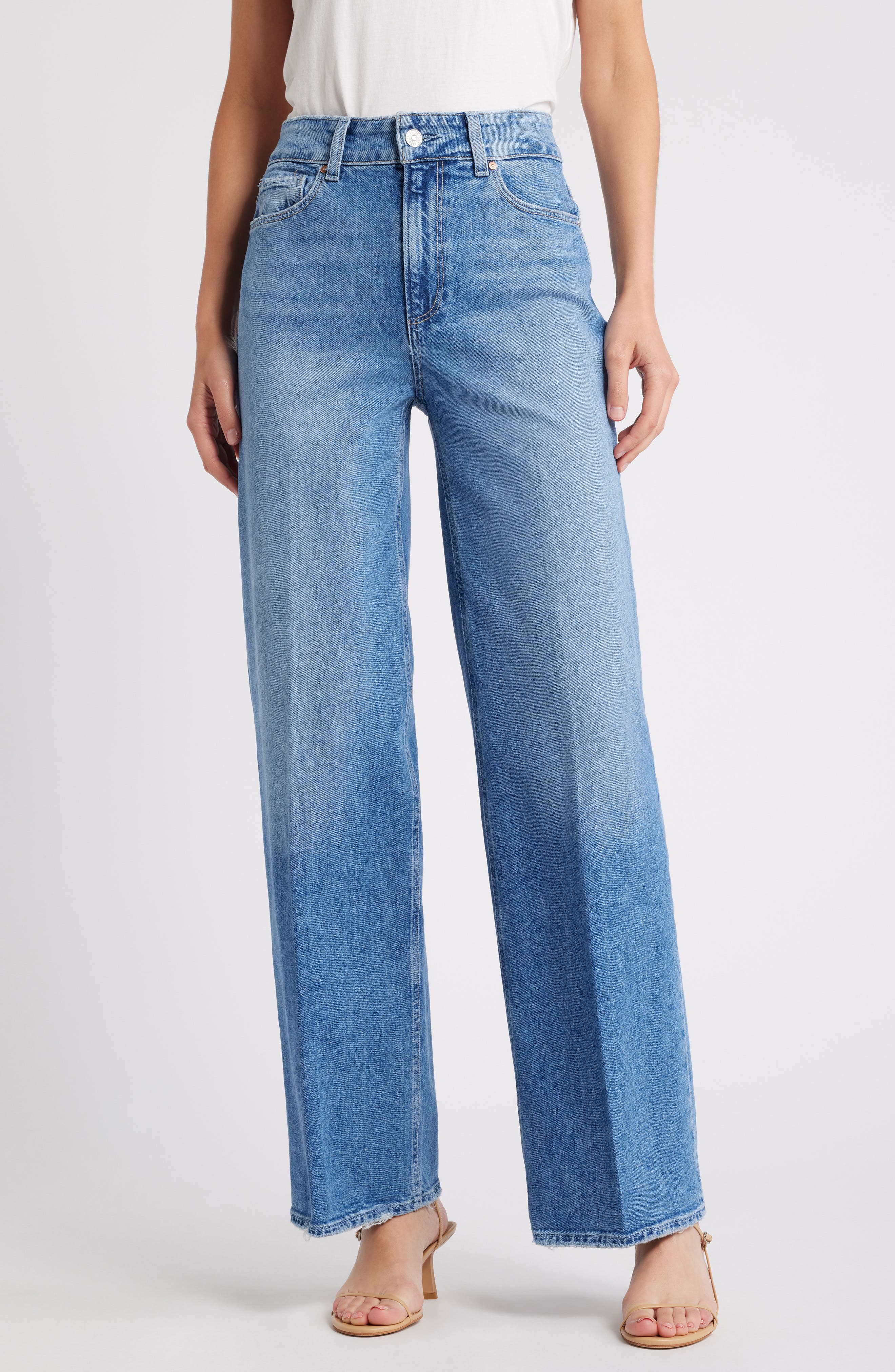 PAIGE Sasha Wide Leg Jeans