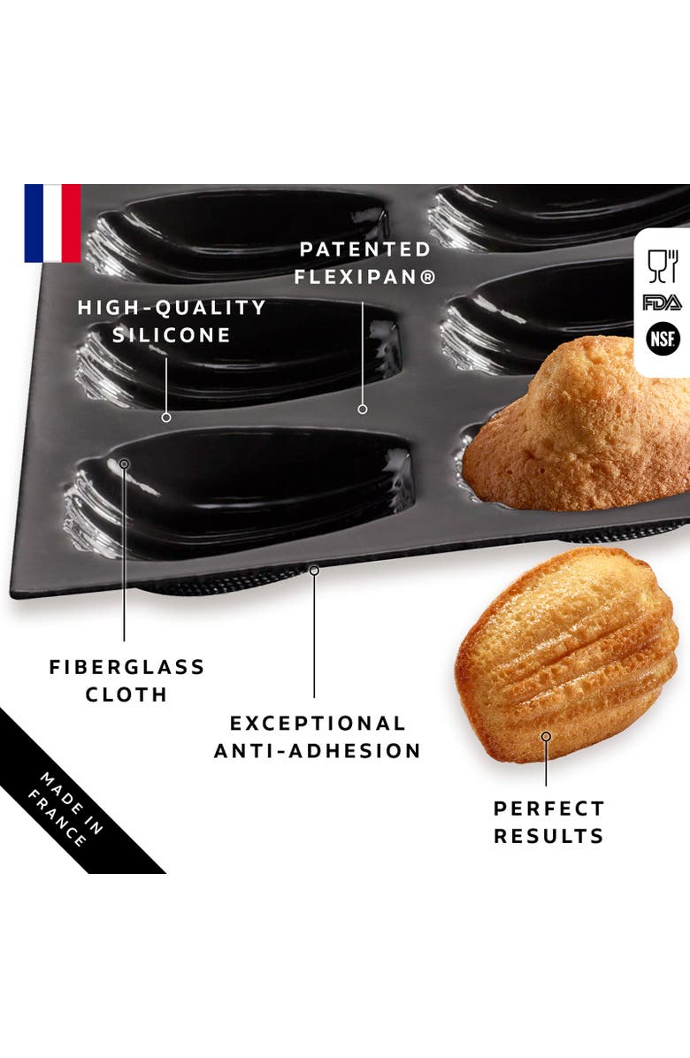Silpat Flexipan 20 Madelines Premium Silicone Baking Pan, Alternate, color,