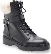 BCBGMAXAZRIA Helina Faux Shearling Bootie