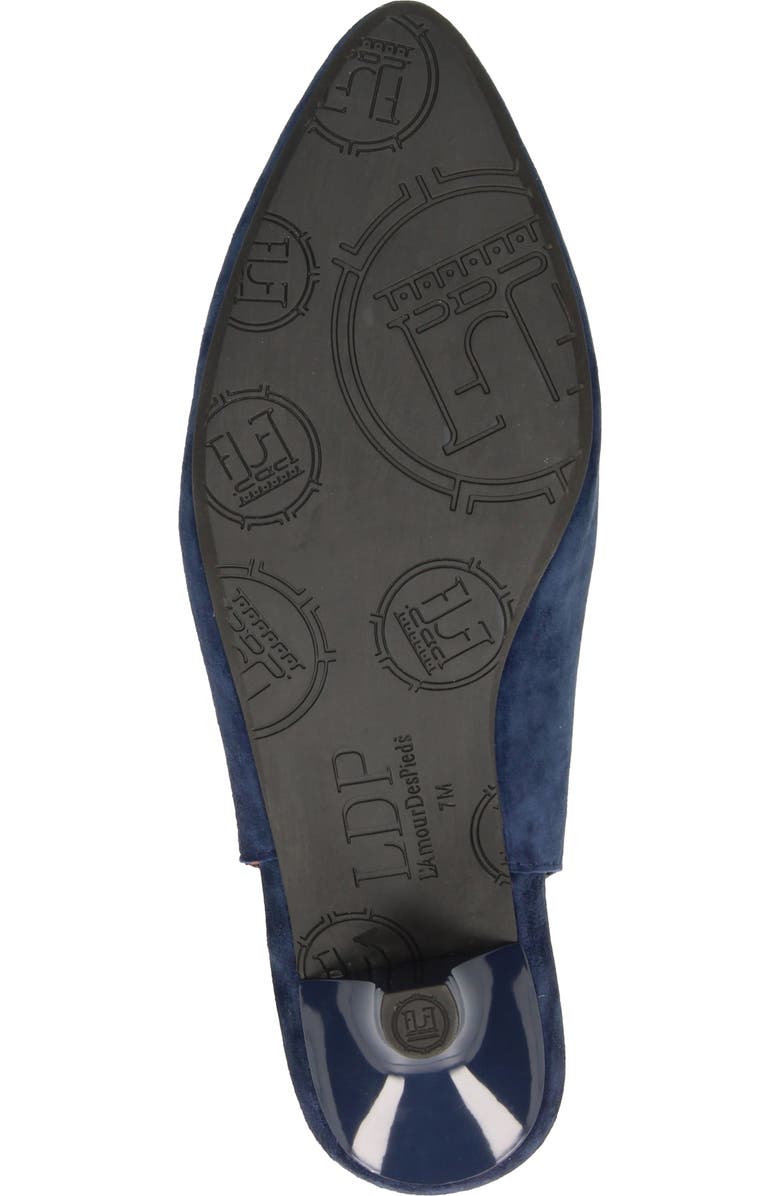L'Amour des Pieds Hulda Kitten Heel Slingback Pump, Alternate, color, Navy