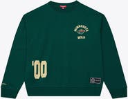Mitchell & Ness Women's Mitchell & Ness  Green Minnesota Wild Crewneck Sweatshirt