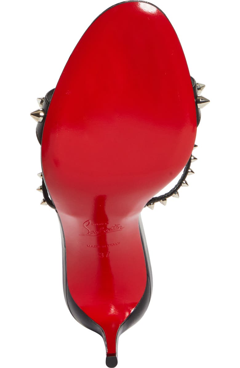 Christian Louboutin Tatoosh Spike Slide Sandal, Alternate, color,