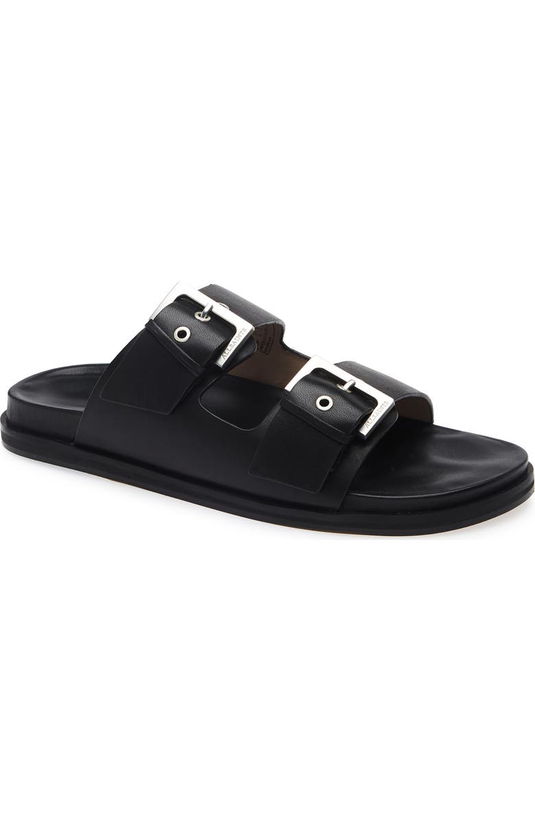 AllSaints Mia Double Strap Slide Sandal, Main, color,