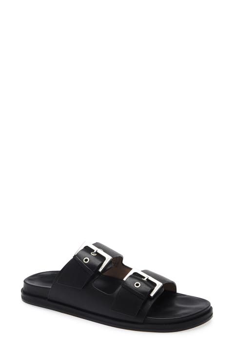 Mia Double Strap Slide Sandal (Women)