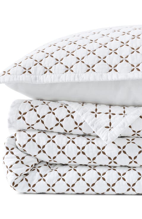 Solid Diamond Double Voile Quilt